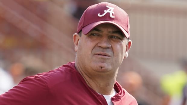 Bill O'Brien 2022 Alabam offensive coordinator USATSI_19018125 cropped